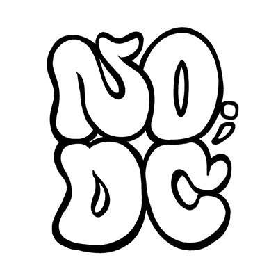 The NO;DC logo for our website